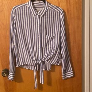 Rails Val tie-front shirt